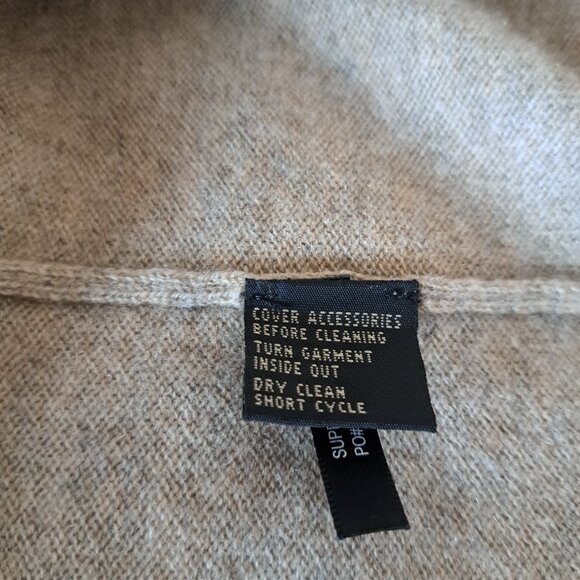 Ralph Lauren RRL Men Cashmere Cardigan Beige V Neck Button Down Sweater Size XXL - Picture 6 of 12